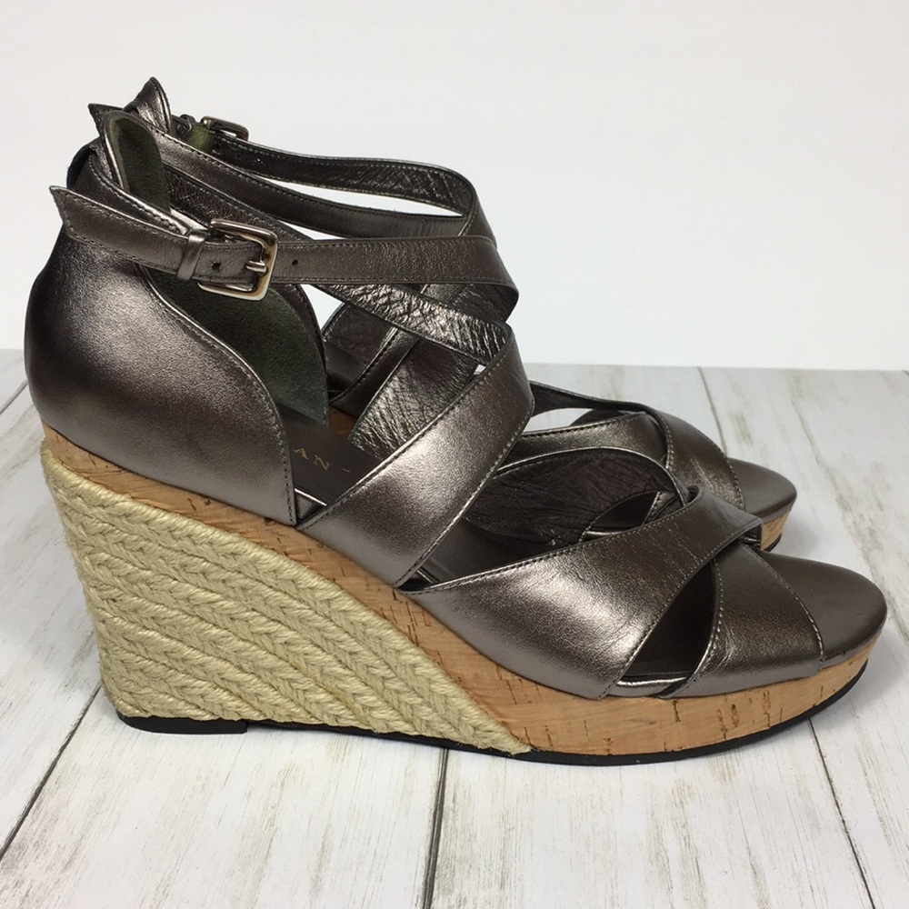 Cole Haan Metallic Wedges
